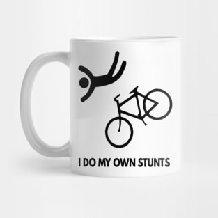 I Do My Own Stunts Cycling Mug